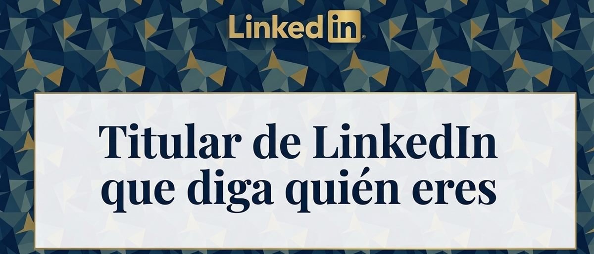 Titular de LinkedIn que diga quién eres